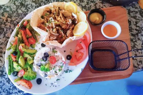 Plat Shawarma